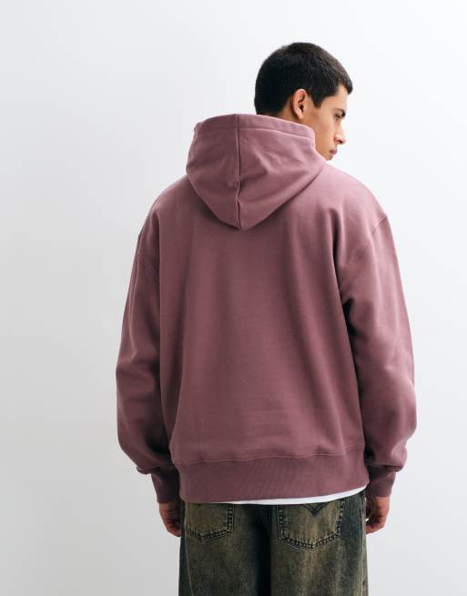 ASOS DESIGN oversized polo notch sweatshirt with cinch hem and print in grey - CHARCOAL, 2 of 5