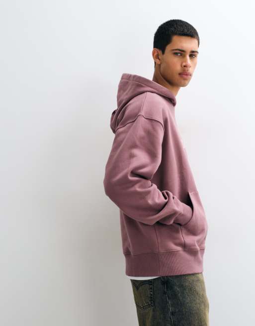 ASOS DESIGN oversized polo notch sweatshirt with cinch hem and print in grey - CHARCOAL, 4 of 5