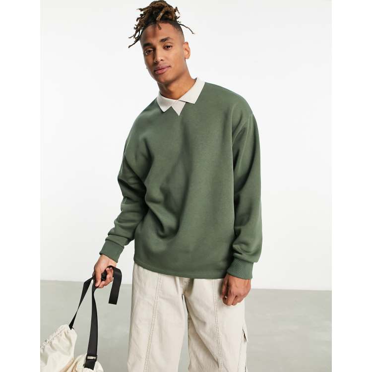 Collared shirt and clearance sweater