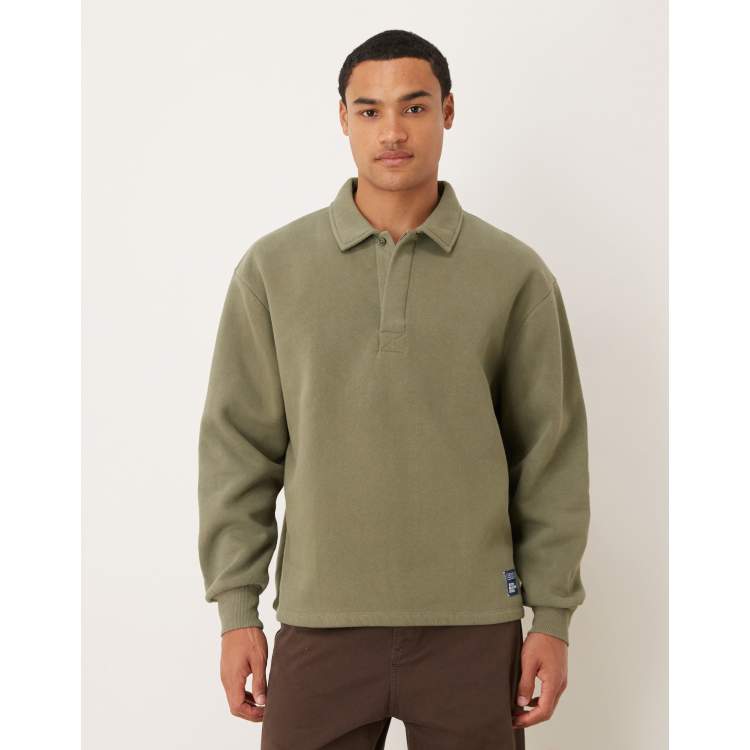 【美品】Embroidery Polo Sweatshirt Polo Ralph Lauren Logo-Embroidered Crewneck Sweatshirt