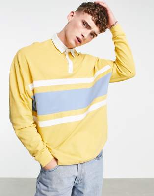 ASOS DESIGN oversized polo t-shirt in 