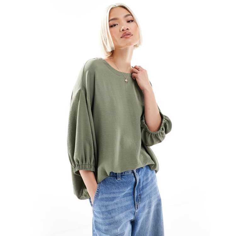 USAGI ONLINE限定カラー】ANNA PUFF TOP（シャツ/ブラウス