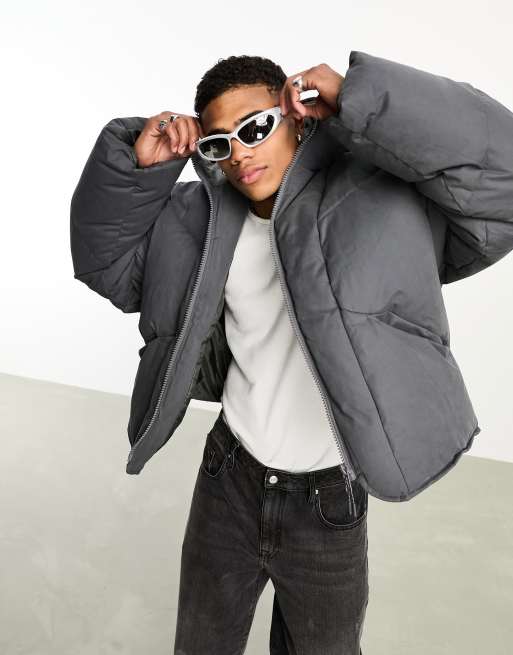 Asos long puffer outlet jacket