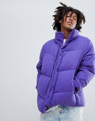 nike purple puffer jacket