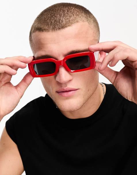 Men's oversized clearance black sunglasses