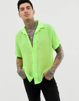 asos green top