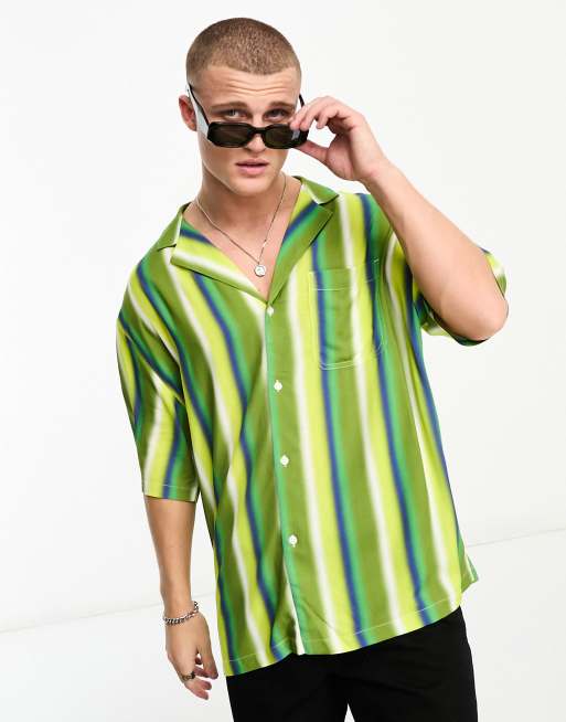 Green store bowling shirt