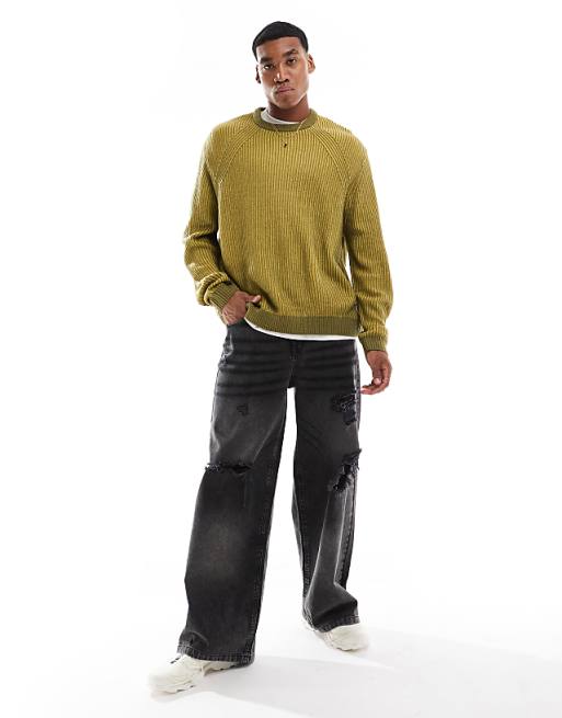 2 Pocket Rib Footie-Denim 2 Pocket Rib Footie-Denim