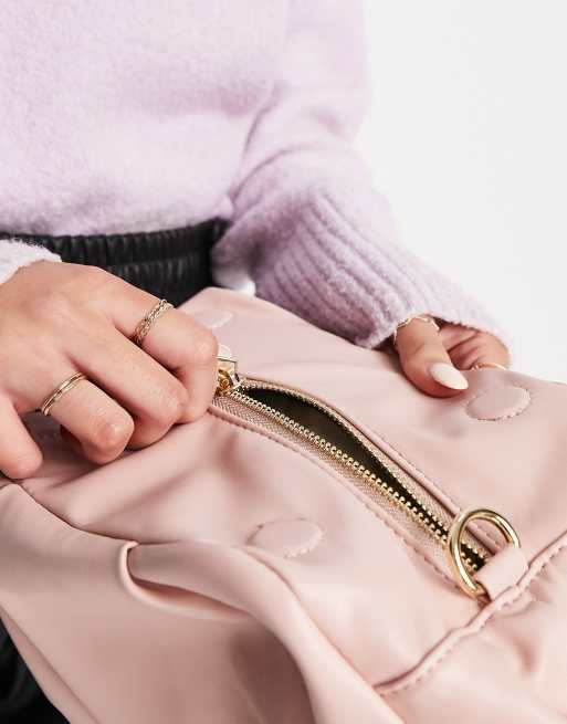 Dusky pink store bag