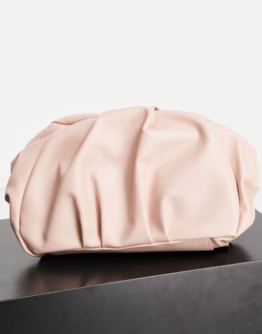 Asos pink clutch discount bag