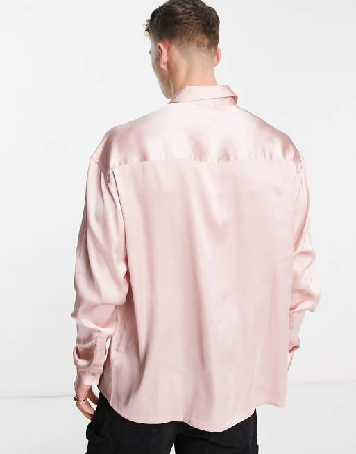 Asos pink hot sale shirt