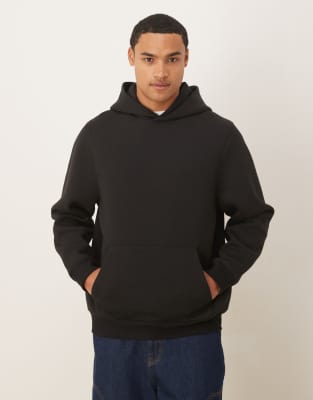 Asos Design Oversized Scuba Hoodie In White