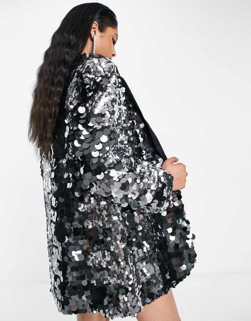 Oversized 2025 sequin jacket