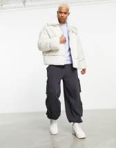 ASOS 4505 puffer ski suit in monochrome | ASOS