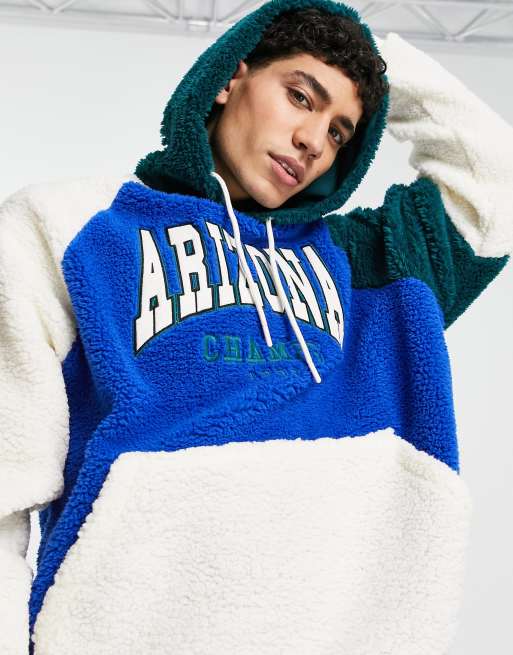 Asos sherpa hoodie store