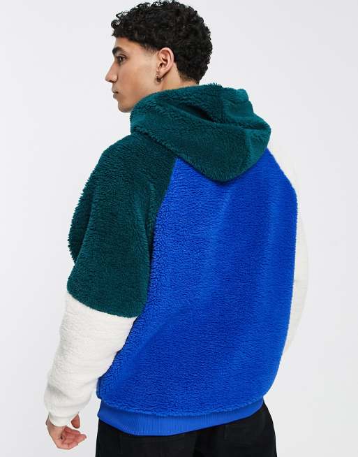 Sherpa hoodie asos online