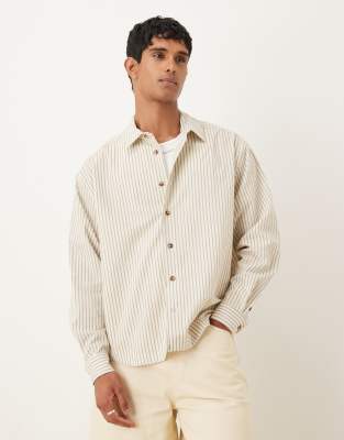 Asos Design Oversized Shirt In White