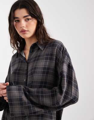 Asos Design Oversized Shirt In Multi