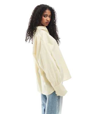 Asos Design Oversized Shirt In Multi