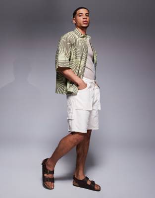 Asos Design Oversized Shirt With Sun Print