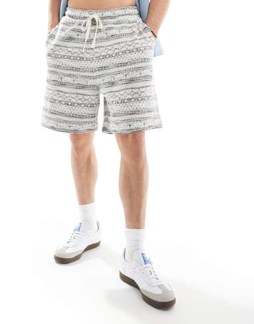 ASOS DESIGN - Oversized short met textuur in multi