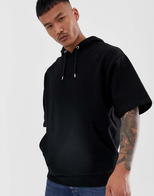 ASOS Oversized Short Sleeve Hoodie