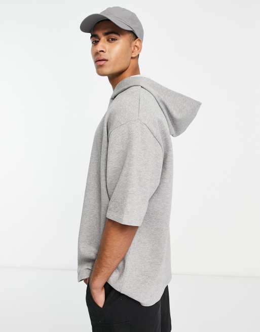 Asos short hot sale sleeve hoodie