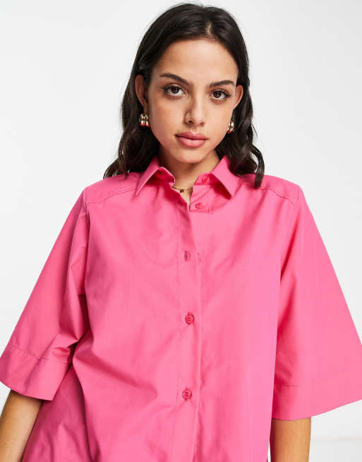 Buy Oversized Short-Sleeve T-Shirt - Order Tops online 5000006281 - PINK US