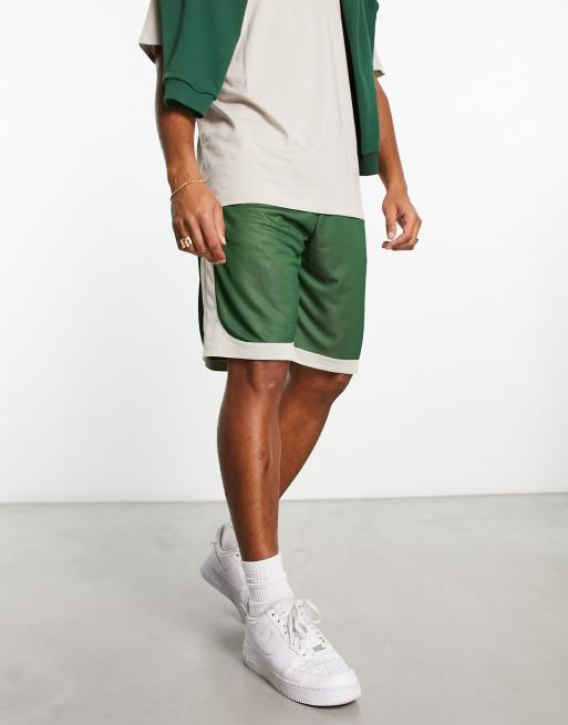 Green hot sale colour shorts