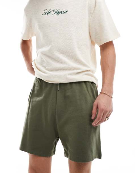 ASOS DESIGN oversized shorts in green - view 1