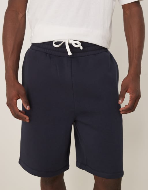 ASOS DESIGN oversized shorts in navy - part of a set