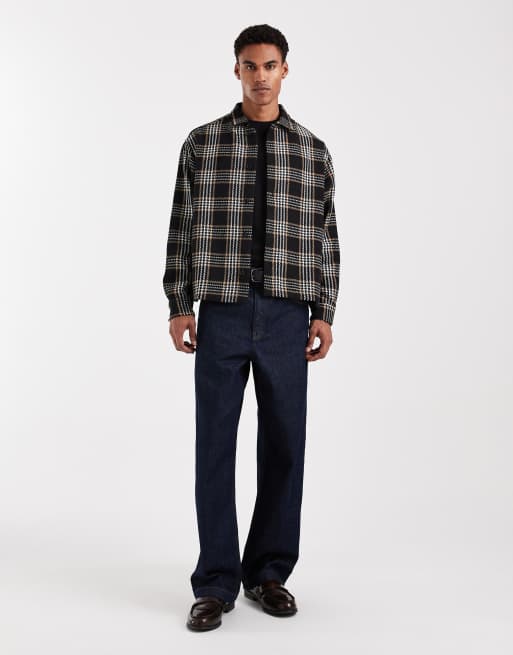 ASOS DESIGN - Oversized skjorte med firkantet pasform og sort tern, 2 af 5