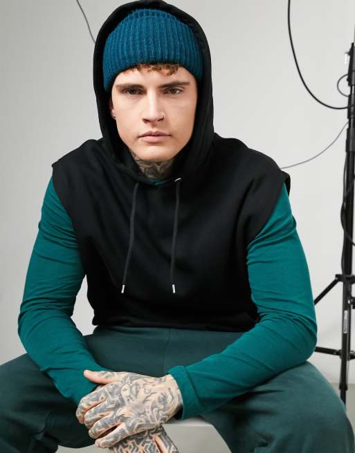 Asos 2024 sleeveless hoodie