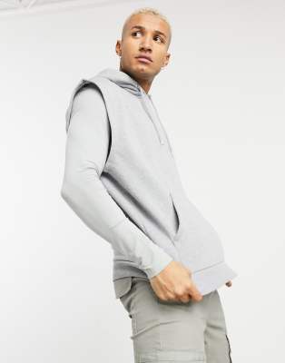 asos sleeveless hoodie