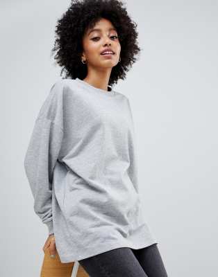 asos grey sweatshirt