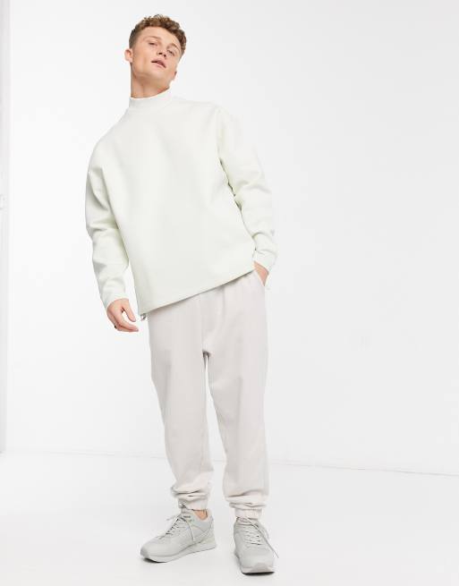 ASOS DESIGN oversized sweatshirt and disco legging two-piece in