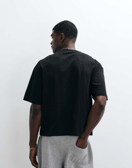 ASOS DESIGN - Oversized sort T-shirt med 'Brazil'-print, 3 af 5