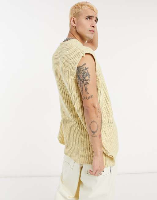 ASOS DESIGN - Oversized spencer in lichtbeige