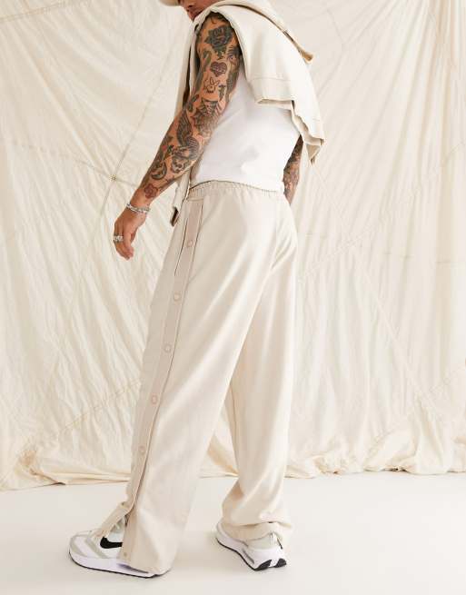 Women's Beige Straight Leg Joggers