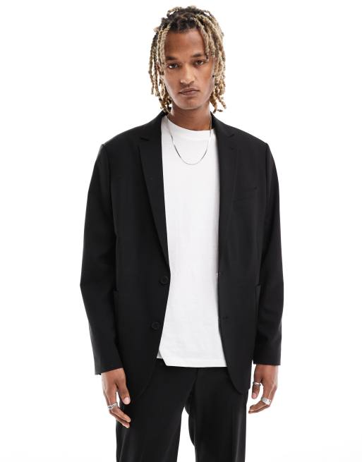 ASOS Design Oversized Suit Jacket in Black