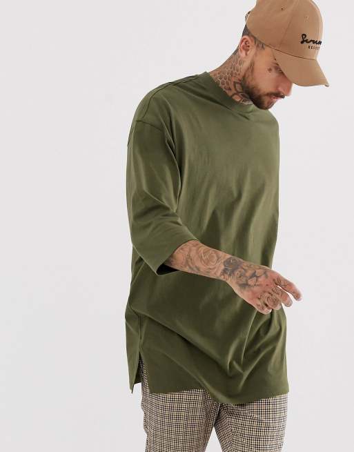 ASOS Oversized 3/4 Sleeve T-Shirt