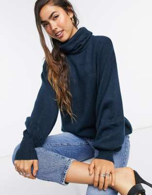 oversize cowl neck sweater