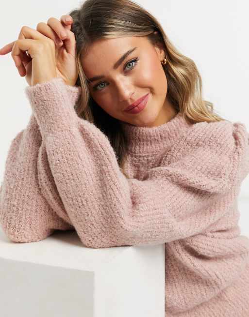 asos pink sweater