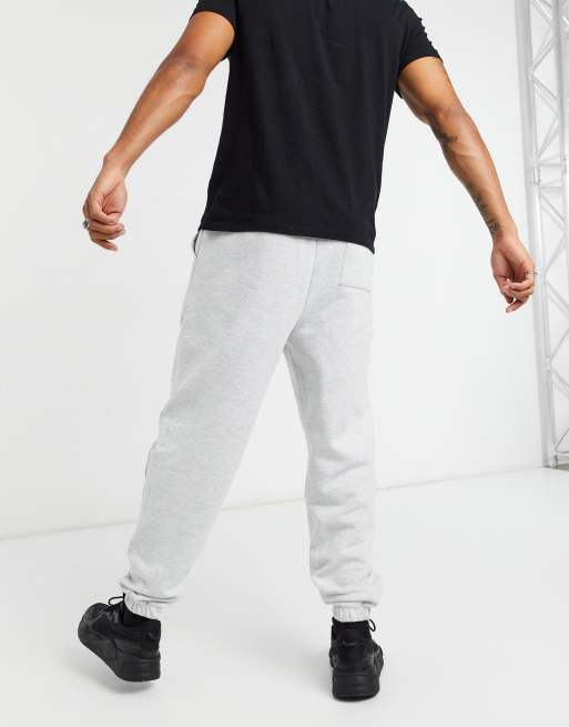 ASOS DESIGN oversized sweatpants in washed black