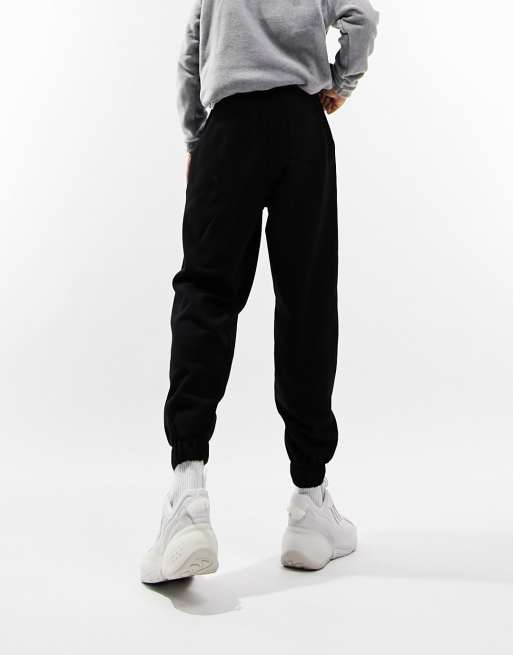 ASOS DESIGN tapered heavyweight sweatpants in gray