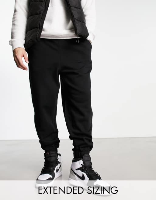 ASOS DESIGN oversized sweatpants in black