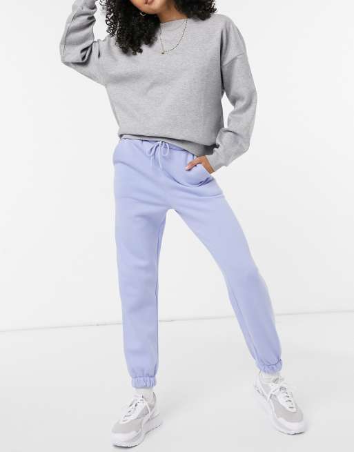 ASOS DESIGN oversized sweatpants in forget me not blue - part of a set