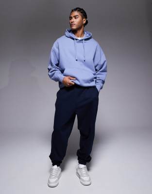 Asos Design Oversized Sweatpants In Blue