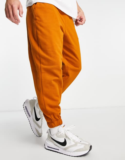 ASOS DESIGN oversized sweatpants in washed orange, 4 of 4