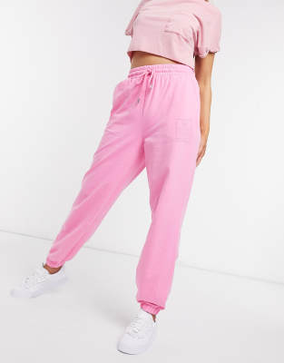 pink sweatpants set